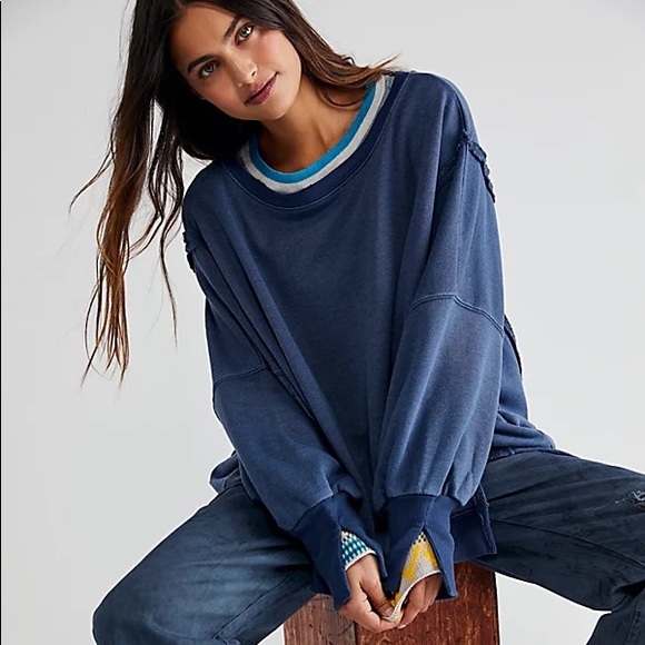 New Free People Camden Sweatshirt 